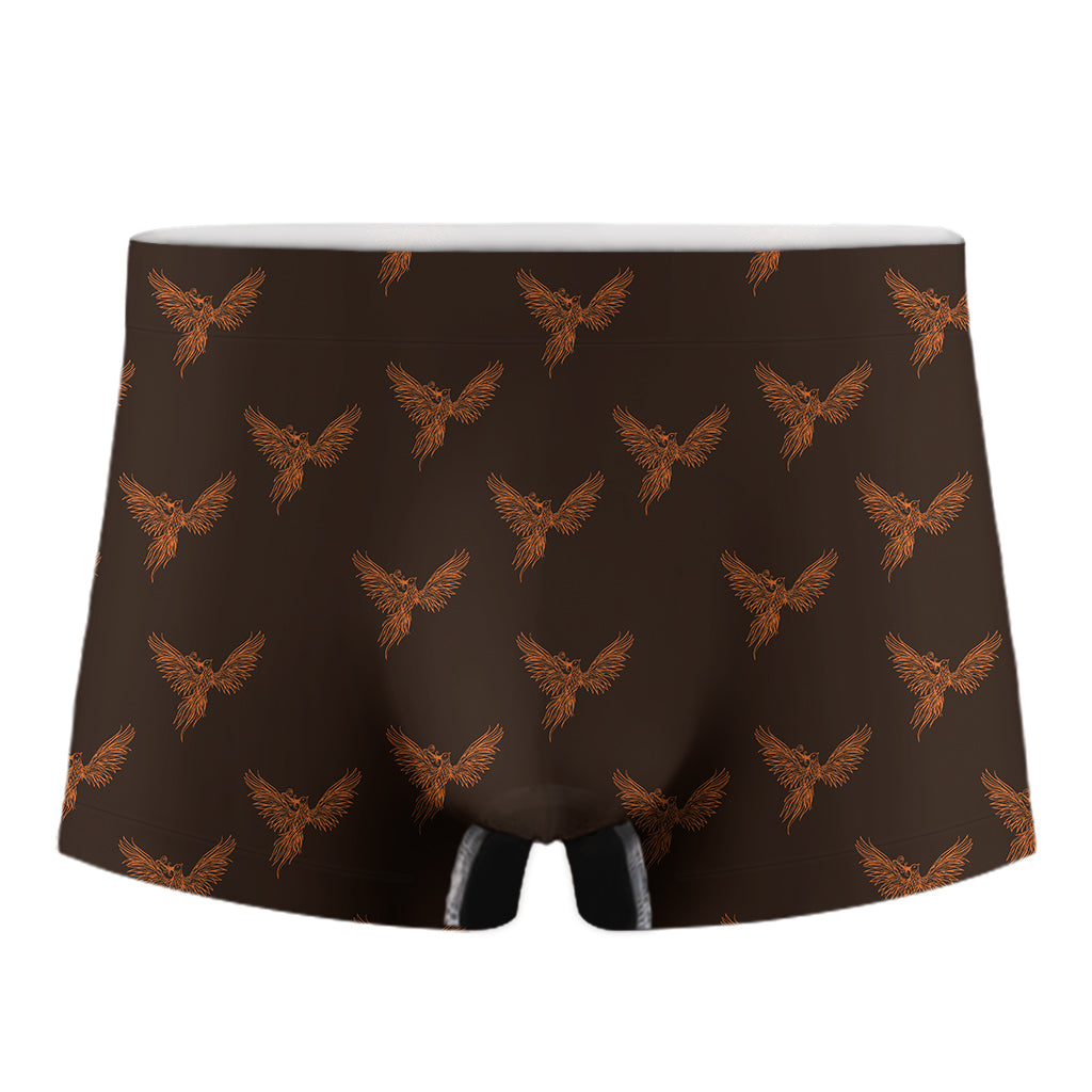 Asian Phoenix Pattern Print Men's Boxer Briefs