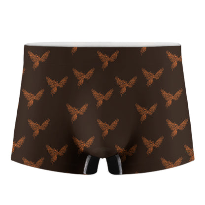 Asian Phoenix Pattern Print Men's Boxer Briefs
