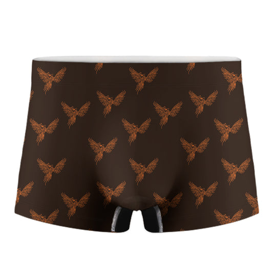 Asian Phoenix Pattern Print Men's Boxer Briefs