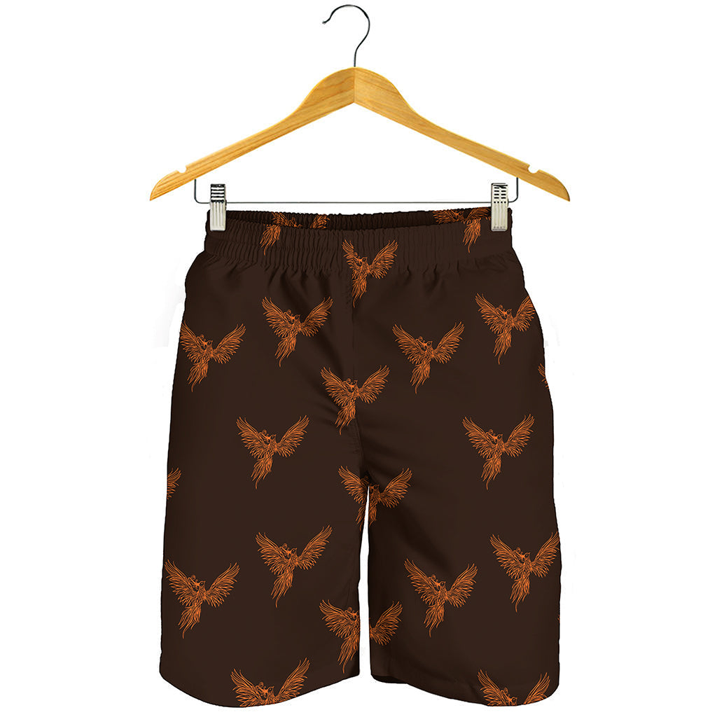 Asian Phoenix Pattern Print Men's Shorts