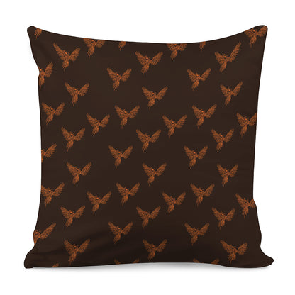 Asian Phoenix Pattern Print Pillow Cover