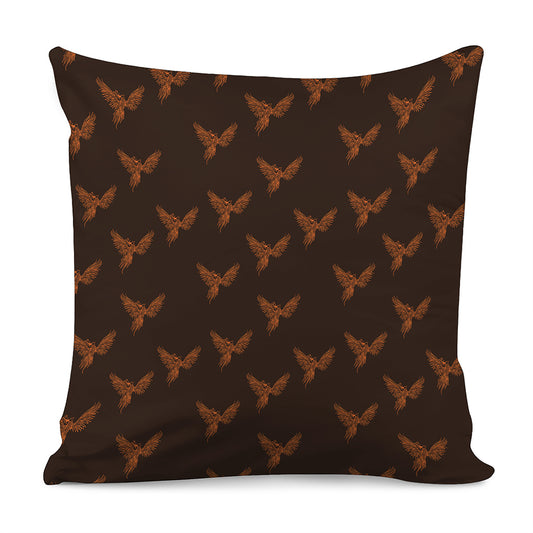 Asian Phoenix Pattern Print Pillow Cover