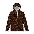 Asian Phoenix Pattern Print Pullover Hoodie