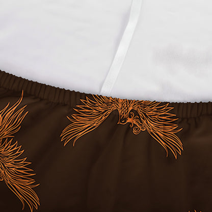 Asian Phoenix Pattern Print Sofa Cover