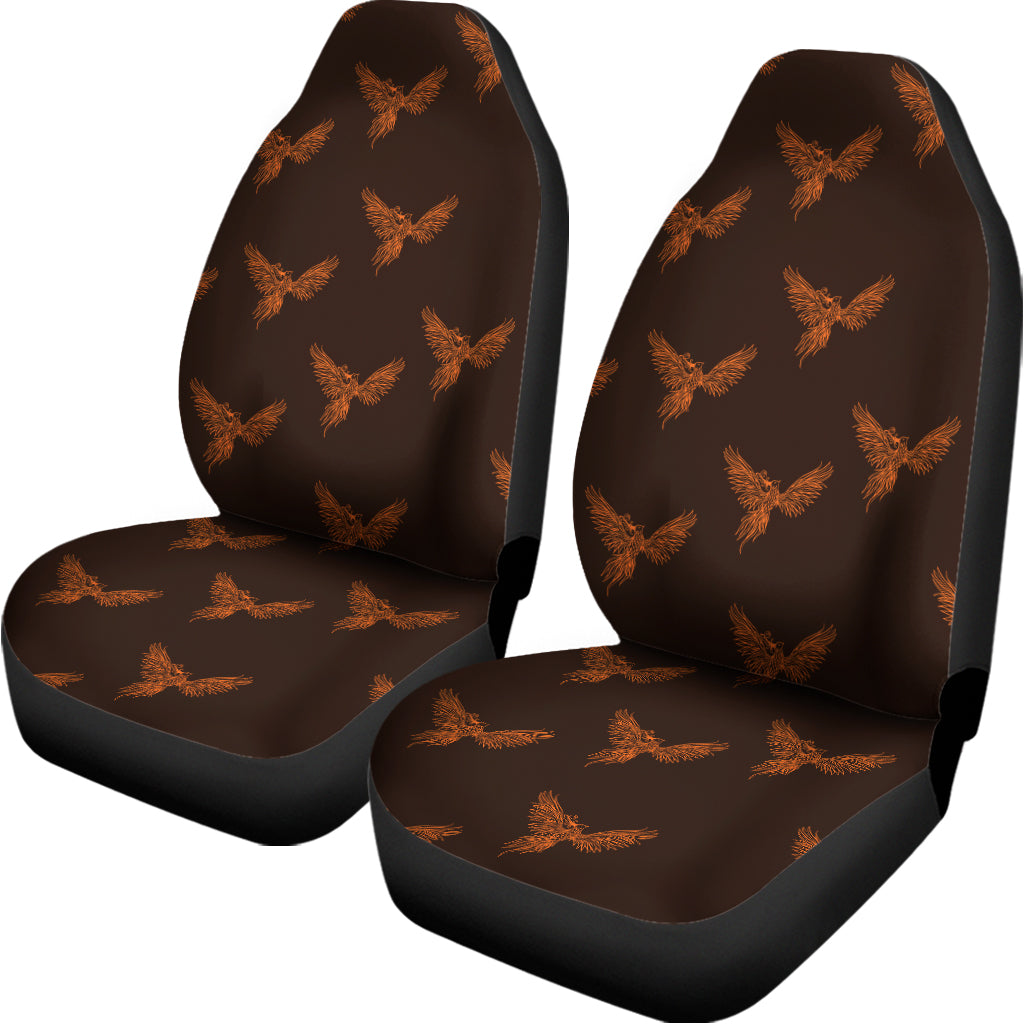 Asian Phoenix Pattern Print Universal Fit Car Seat Covers