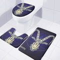 Astrological Capricorn Sign Print 3 Piece Bath Mat Set
