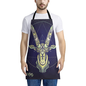 Astrological Capricorn Sign Print Apron