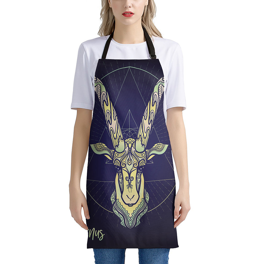 Astrological Capricorn Sign Print Apron