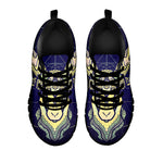 Astrological Capricorn Sign Print Black Sneakers