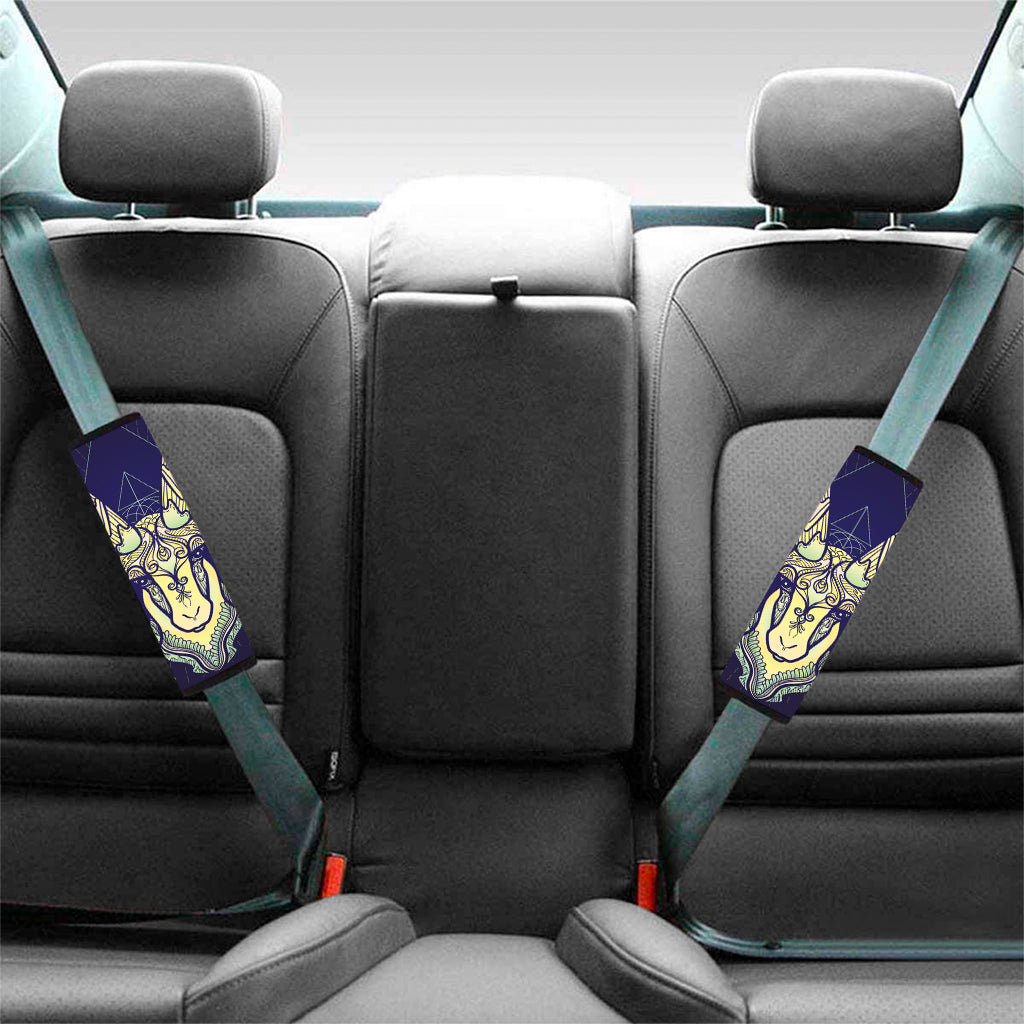 Astrological Capricorn Sign Print Car Seat Belt Covers
