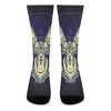 Astrological Capricorn Sign Print Crew Socks