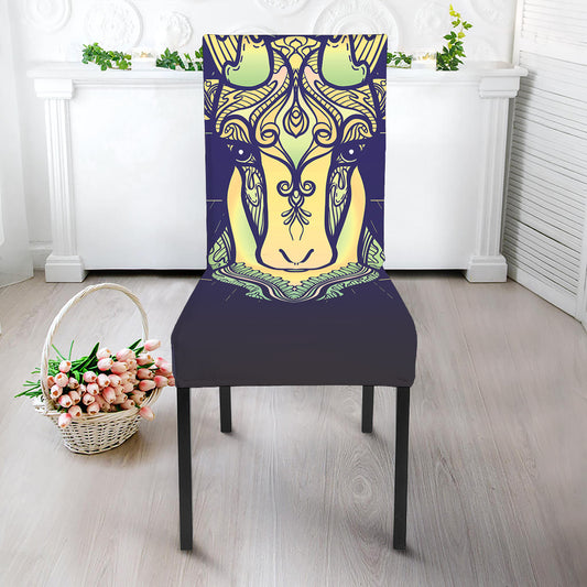 Astrological Capricorn Sign Print Dining Chair Slipcover