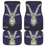 Astrological Capricorn Sign Print Front and Back Car Floor Mats