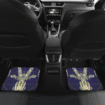 Astrological Capricorn Sign Print Front and Back Car Floor Mats