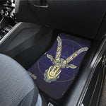 Astrological Capricorn Sign Print Front and Back Car Floor Mats