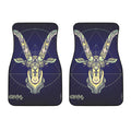 Astrological Capricorn Sign Print Front Car Floor Mats