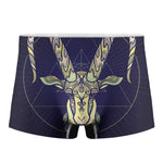 Astrological Capricorn Sign Print Men's Boxer Briefs