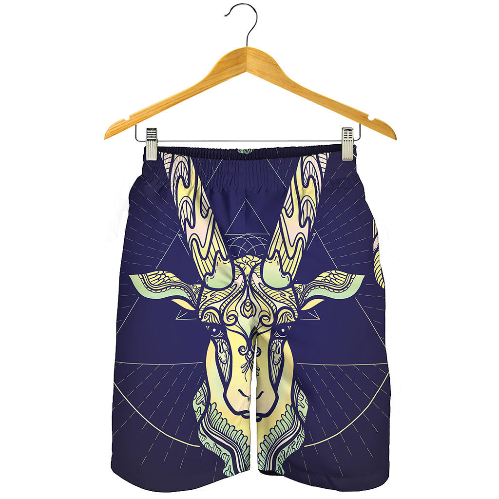 Astrological Capricorn Sign Print Men's Shorts