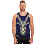 Astrological Capricorn Sign Print Men's Tank Top