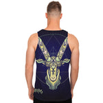 Astrological Capricorn Sign Print Men's Tank Top