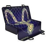 Astrological Capricorn Sign Print Pet Car Back Seat Cover