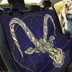 Astrological Capricorn Sign Print Pet Car Back Seat Cover