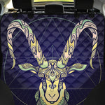 Astrological Capricorn Sign Print Pet Car Back Seat Cover