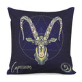 Astrological Capricorn Sign Print Pillow Cover