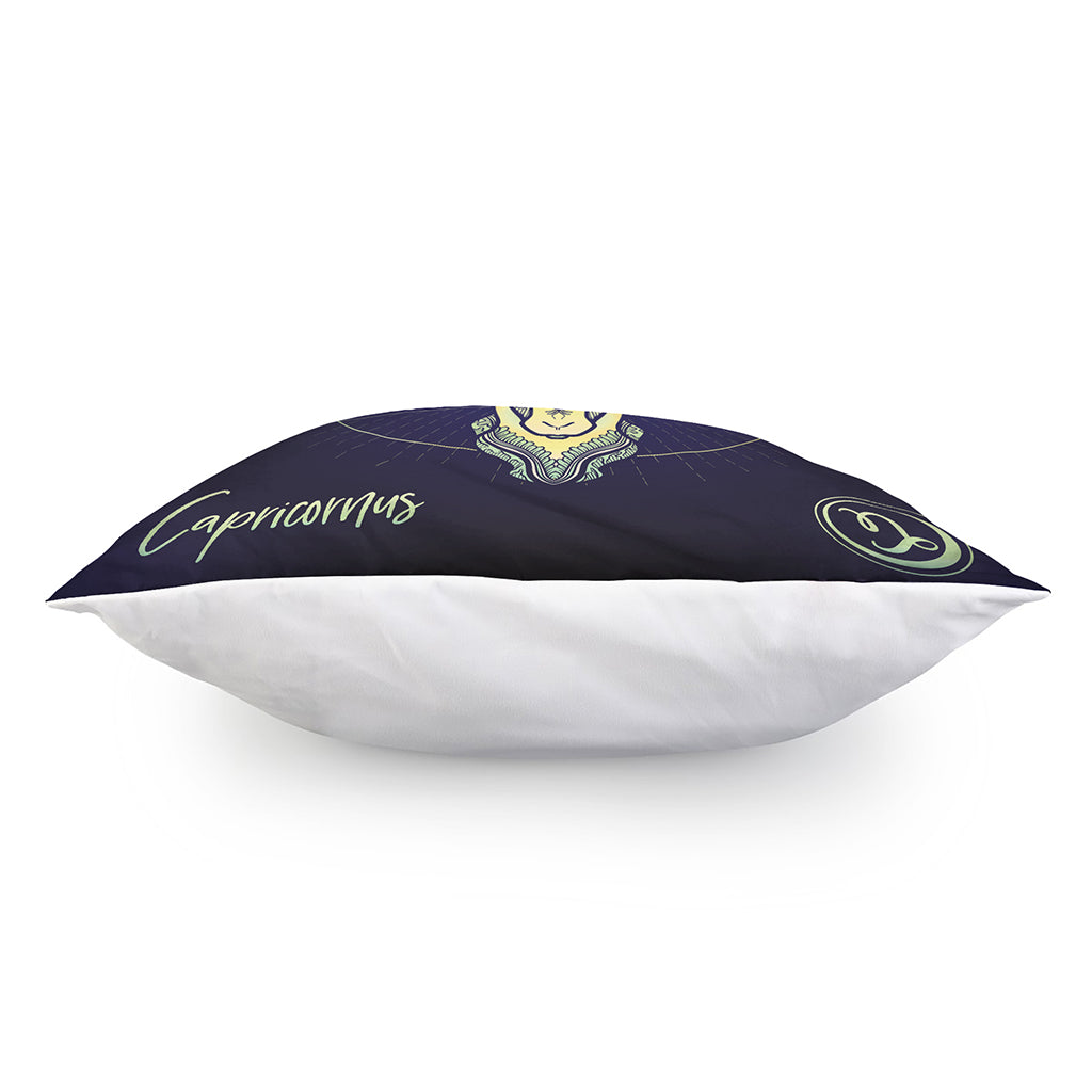 Astrological Capricorn Sign Print Pillow Cover