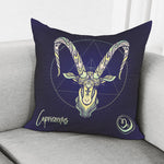 Astrological Capricorn Sign Print Pillow Cover