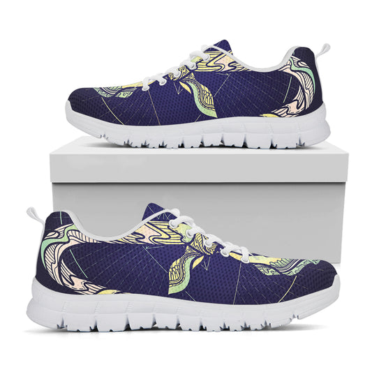 Astrological Capricorn Sign Print White Sneakers