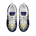 Astrological Capricorn Sign Print White Sneakers