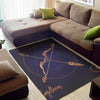 Astrological Sagittarius Sign Print Area Rug