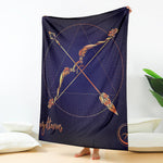 Astrological Sagittarius Sign Print Blanket