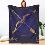 Astrological Sagittarius Sign Print Blanket