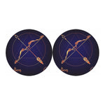 Astrological Sagittarius Sign Print Car Coasters
