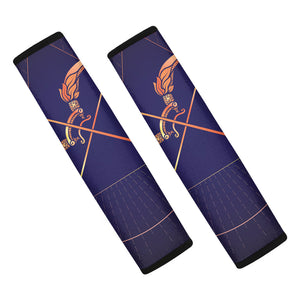 Astrological Sagittarius Sign Print Car Seat Belt Covers