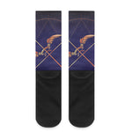 Astrological Sagittarius Sign Print Crew Socks