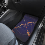 Astrological Sagittarius Sign Print Front and Back Car Floor Mats