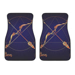 Astrological Sagittarius Sign Print Front Car Floor Mats