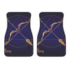 Astrological Sagittarius Sign Print Front Car Floor Mats