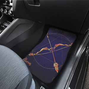 Astrological Sagittarius Sign Print Front Car Floor Mats