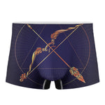 Astrological Sagittarius Sign Print Men's Boxer Briefs