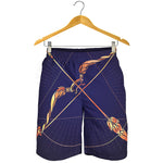 Astrological Sagittarius Sign Print Men's Shorts