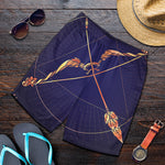 Astrological Sagittarius Sign Print Men's Shorts