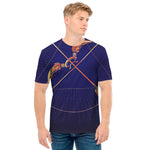 Astrological Sagittarius Sign Print Men's T-Shirt