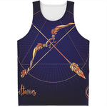 Astrological Sagittarius Sign Print Men's Tank Top