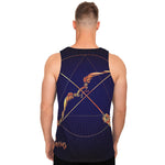 Astrological Sagittarius Sign Print Men's Tank Top