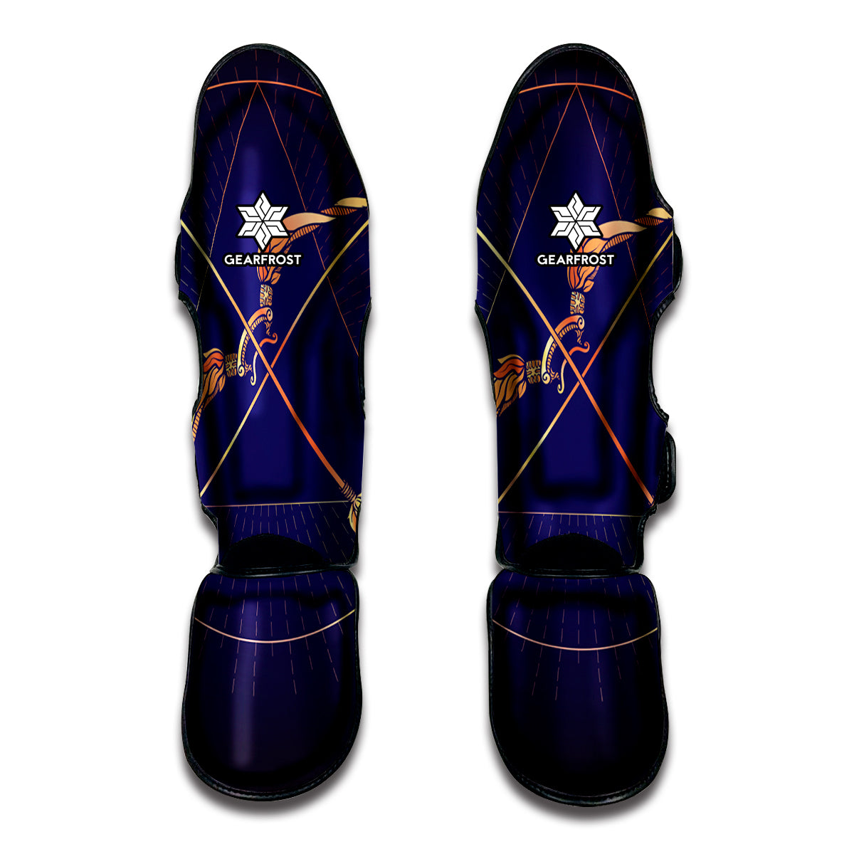 Astrological Sagittarius Sign Print Muay Thai Shin Guard