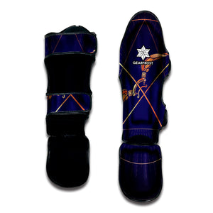 Astrological Sagittarius Sign Print Muay Thai Shin Guard